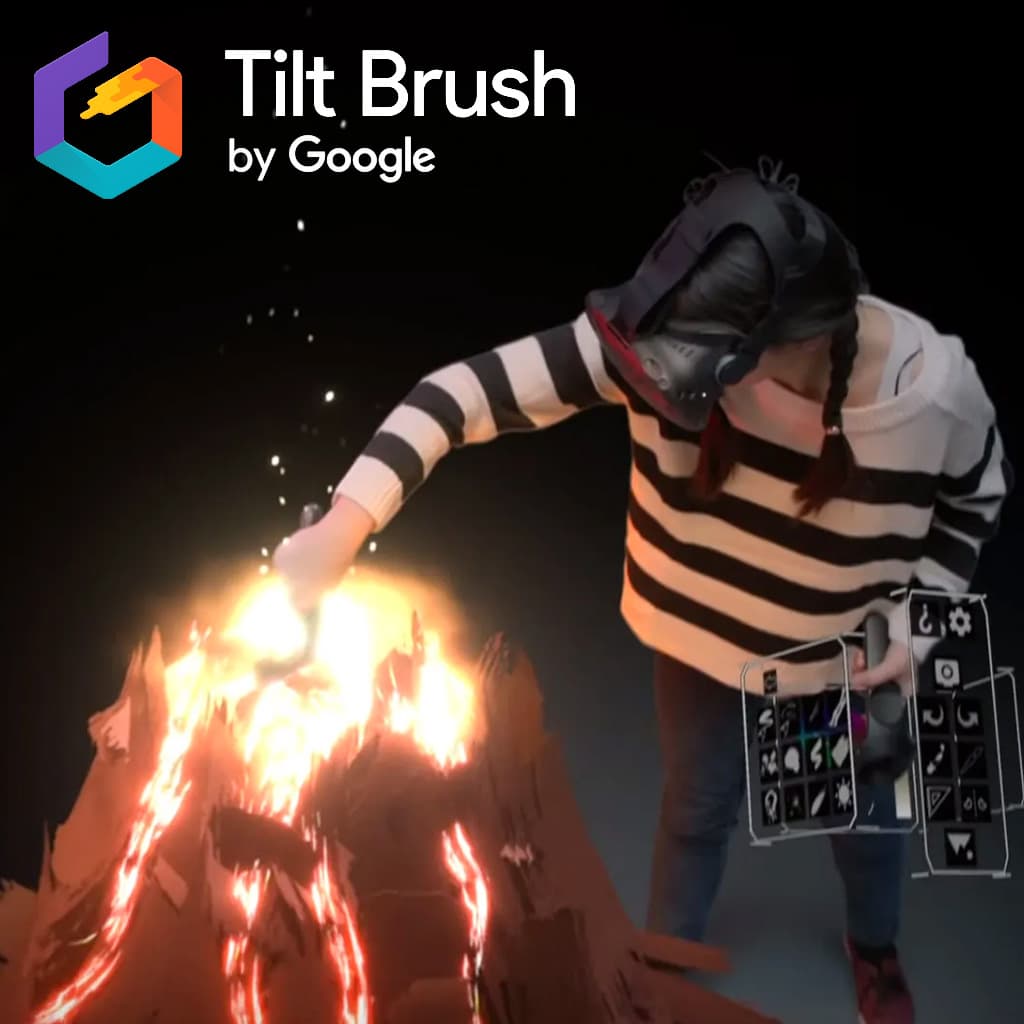 Tilt Brush virtual reality experience