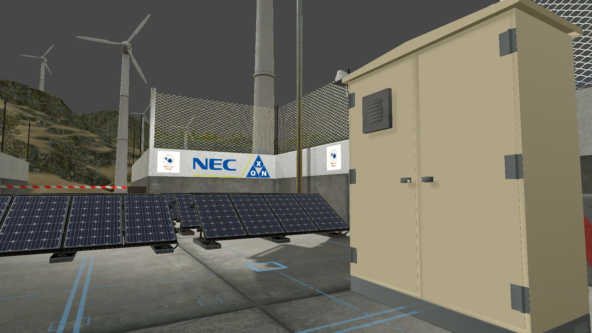 An example of our custom application work for NEC XON