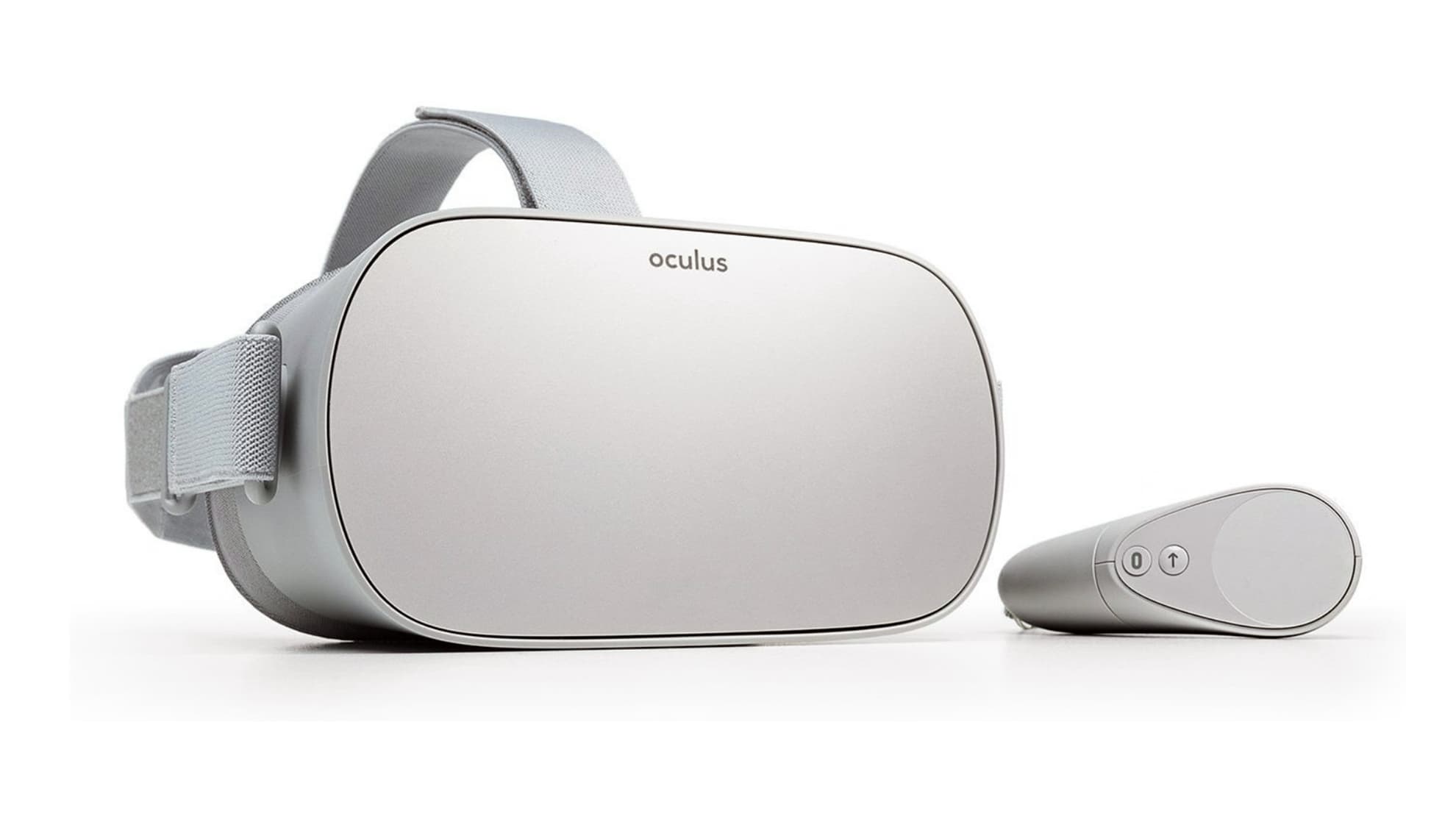 Oculus Go virtual reality headset and remote control