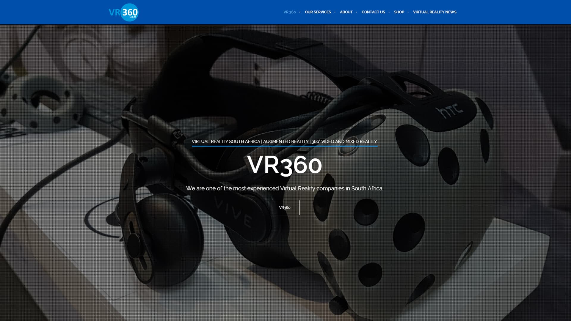 VR360 website overview