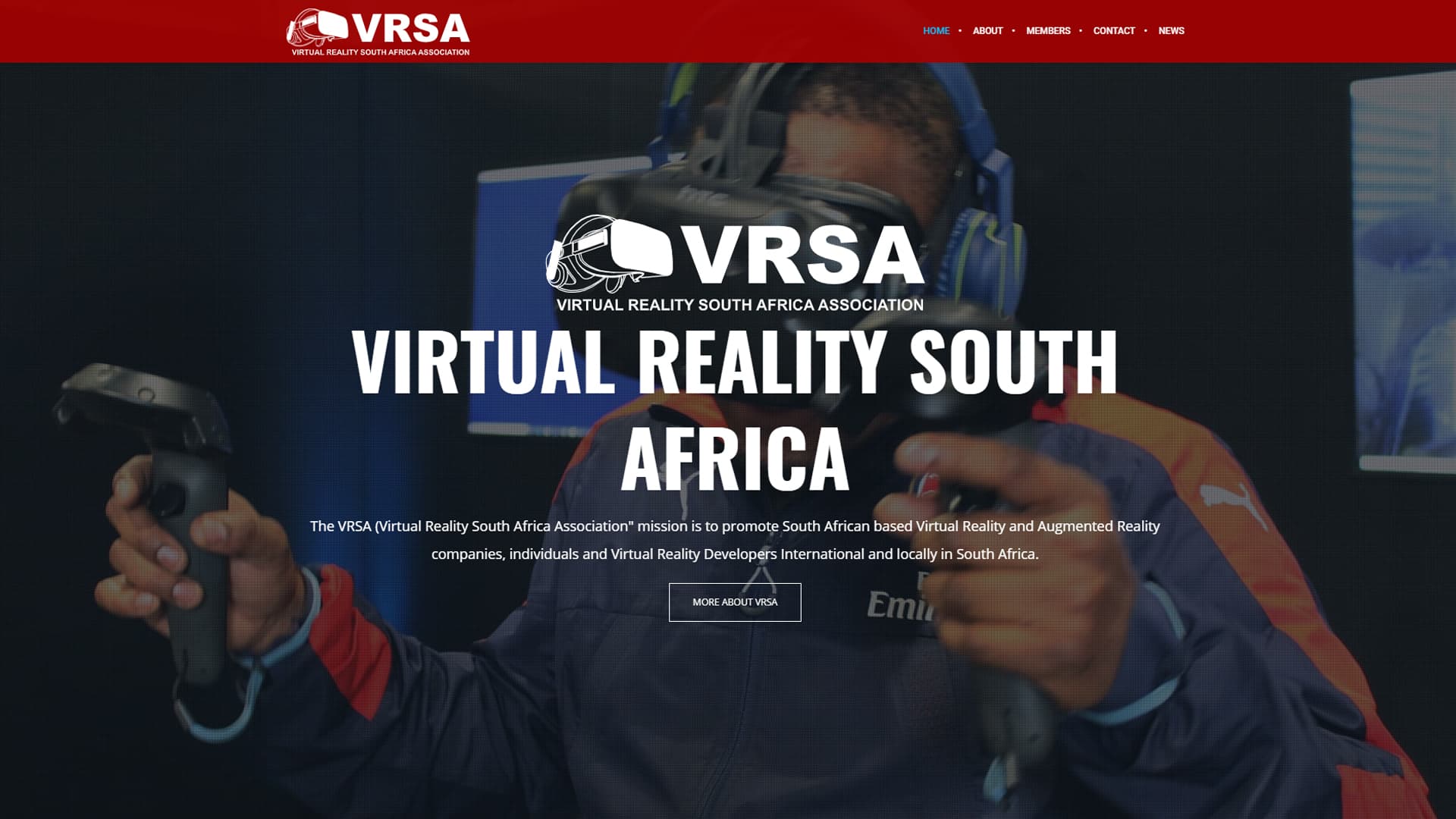 VRSA website overview