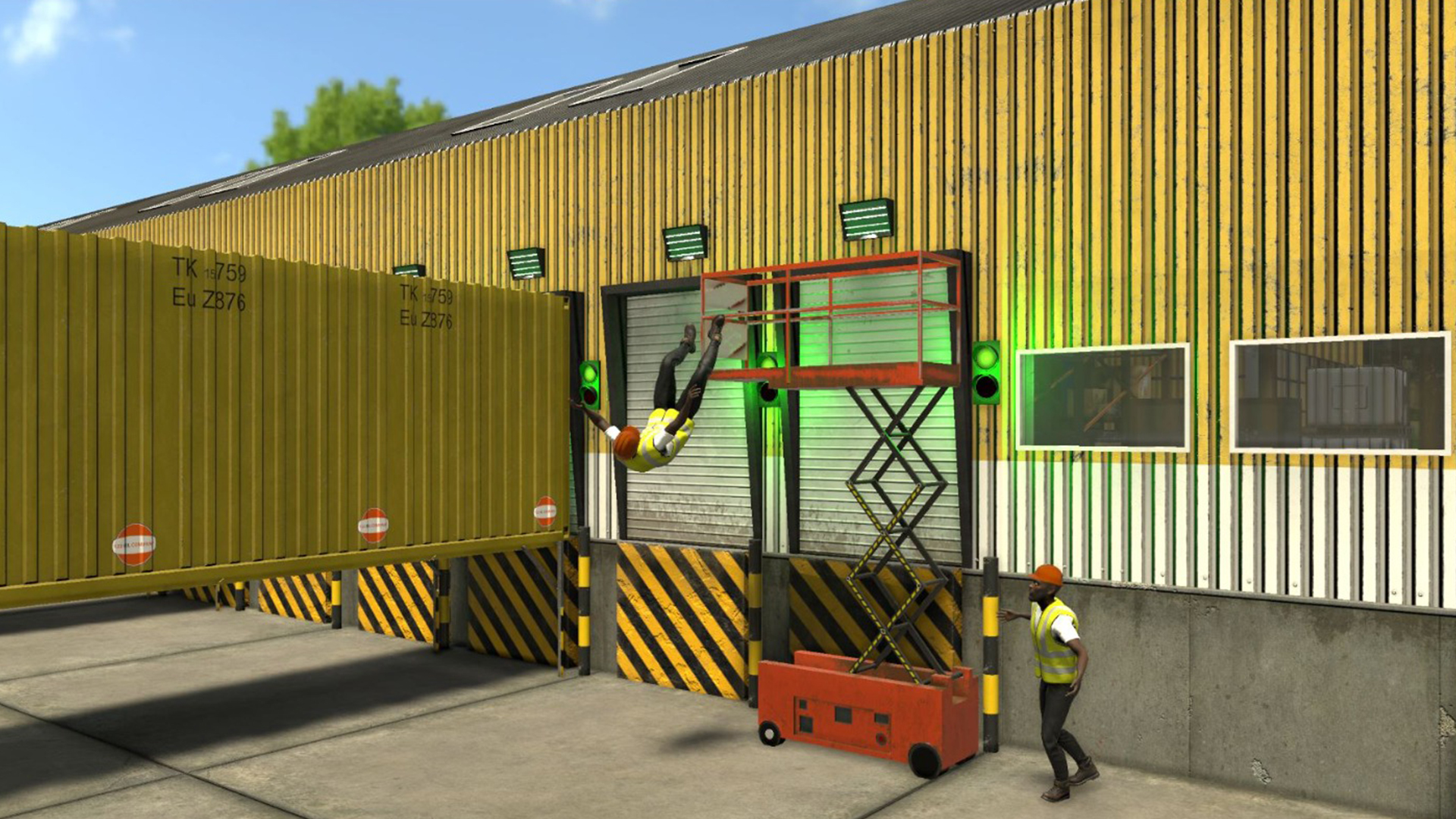 3D Modelling south Africa scaffold training animation