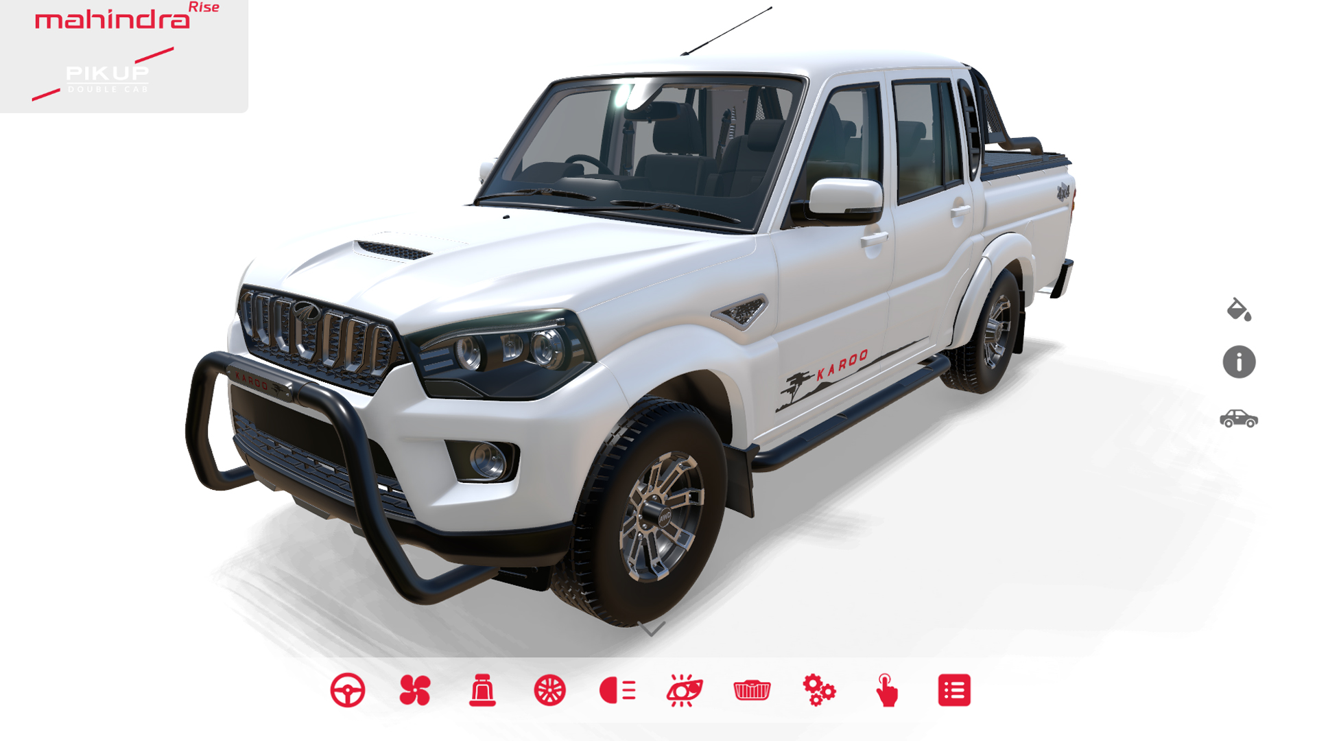3d Model Mahindra Double Cab Pickup