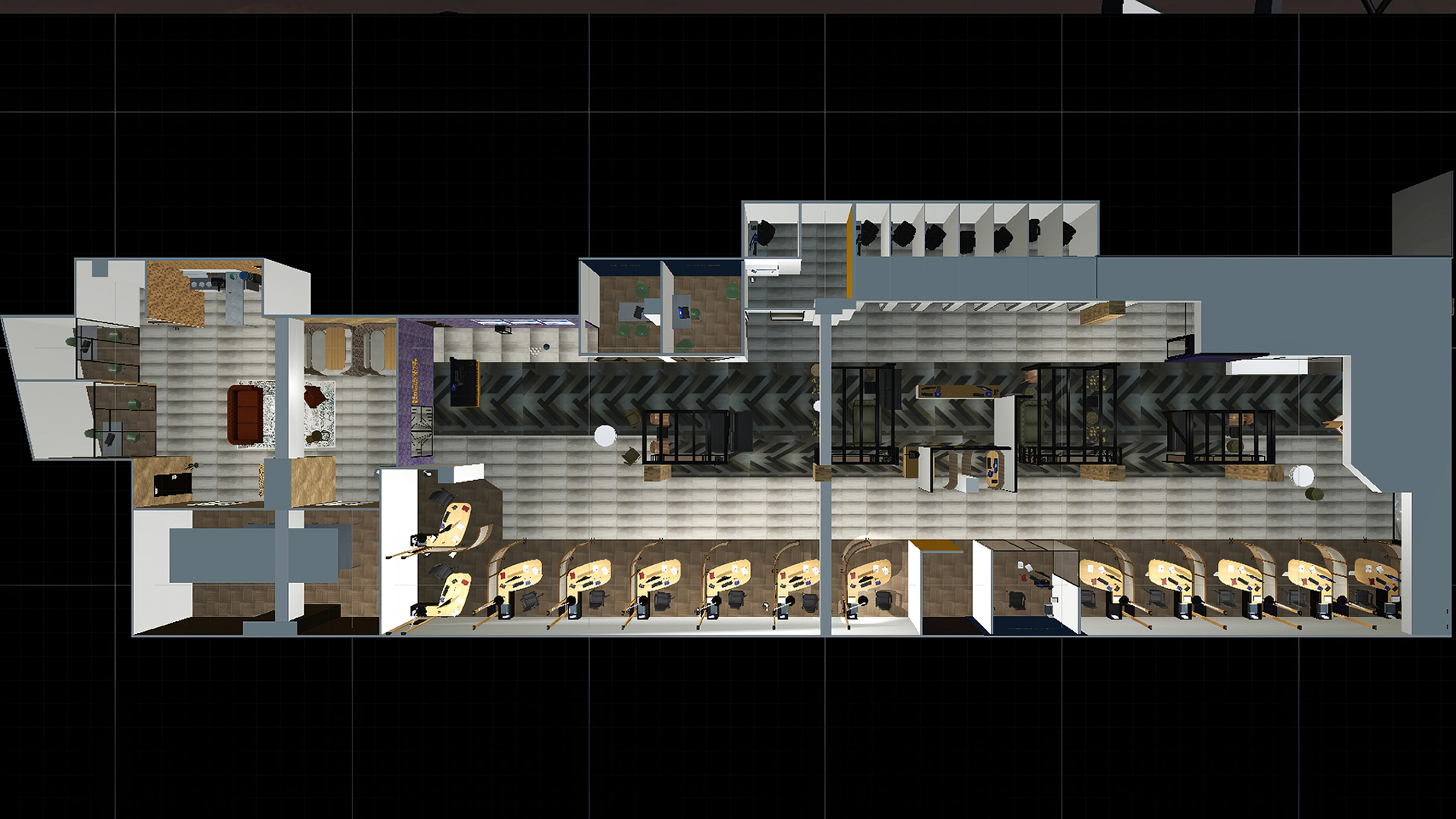 3d Top View Virtual Reality Standardbank Branch