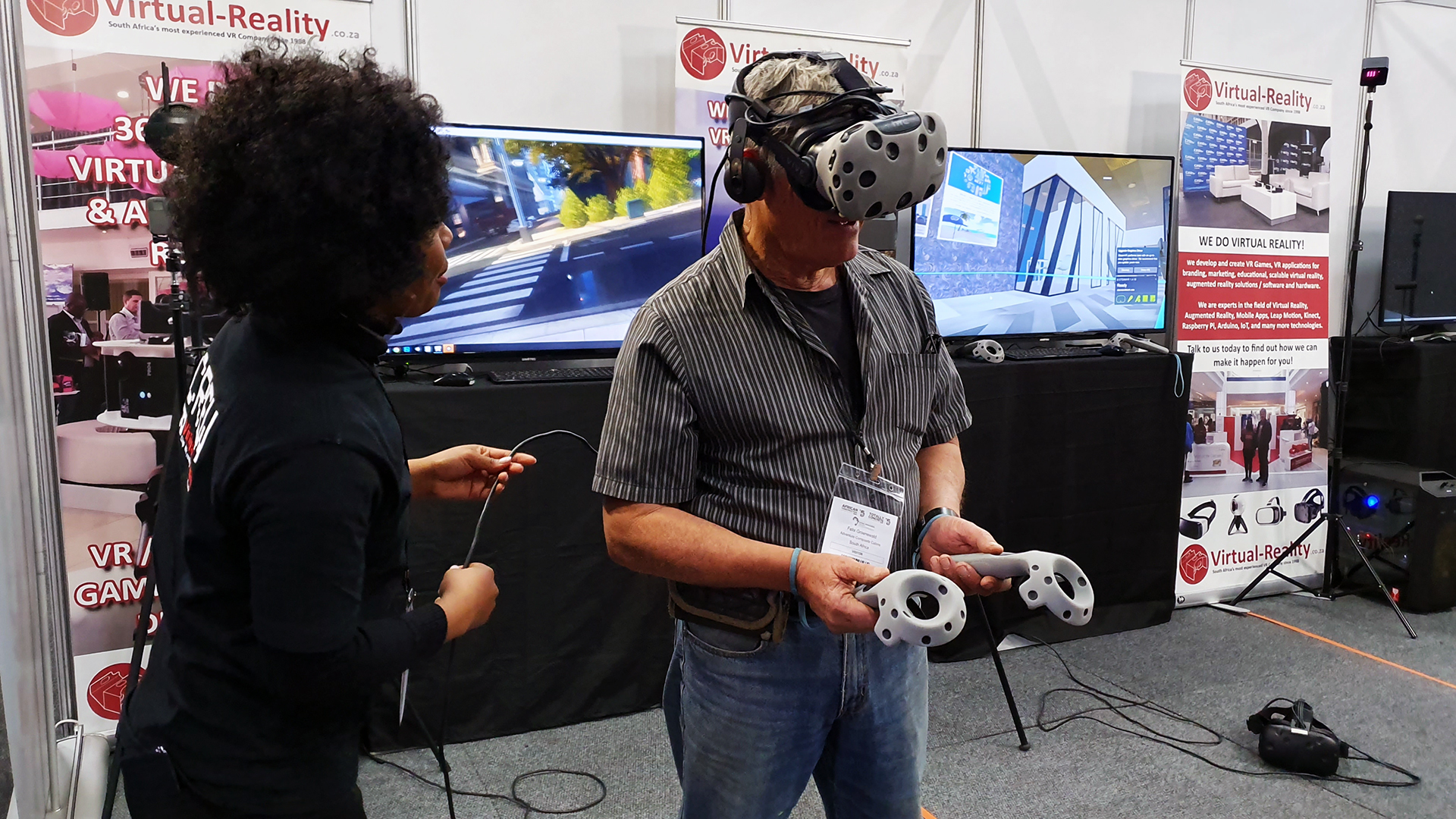 virtual reality experience trade shows