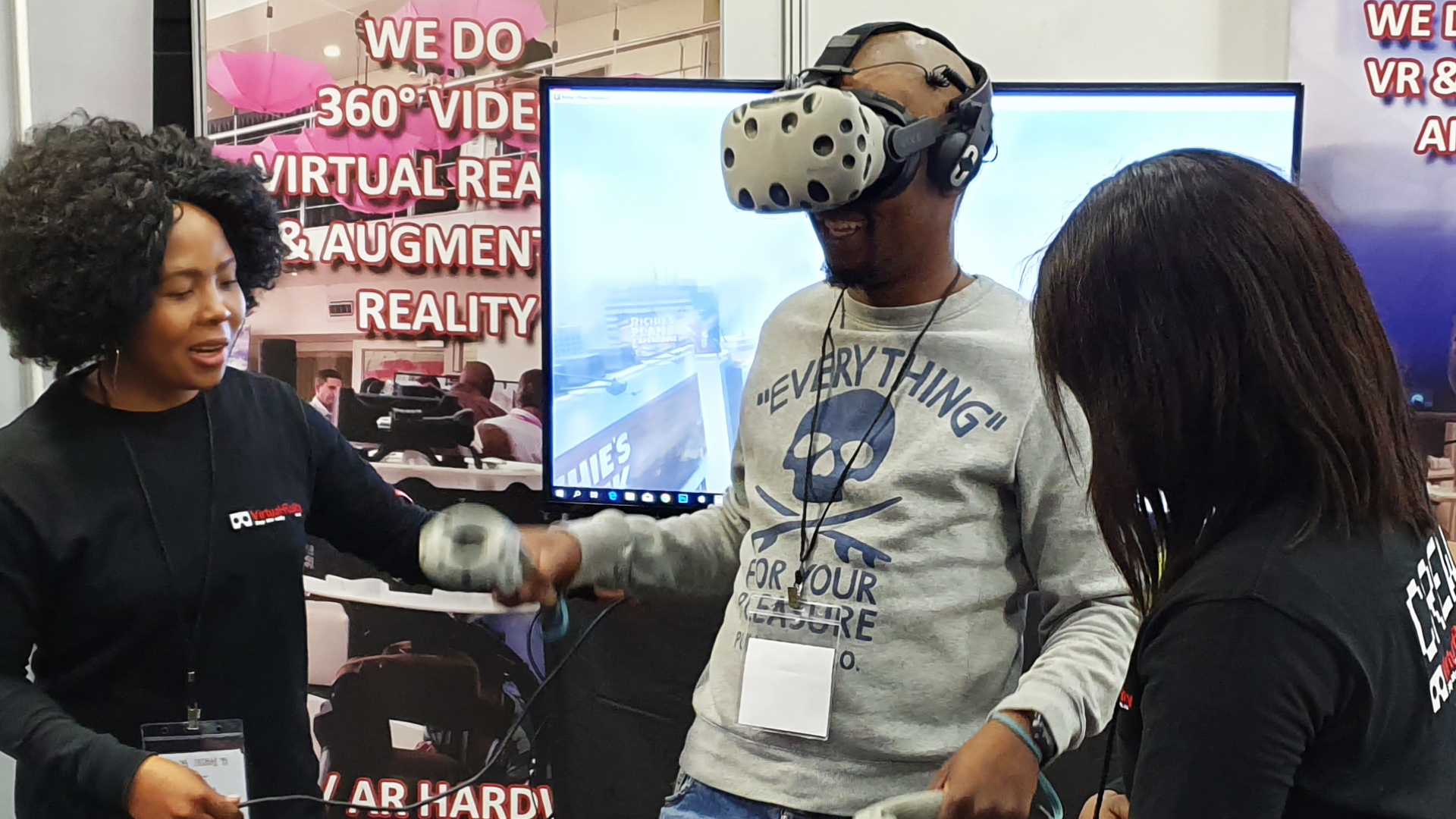 virtual reality expo team